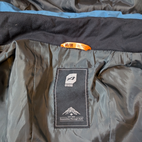 Orage Pink, Red and Blue Shell Jacket With Midlayer. - Picture 3 of 8